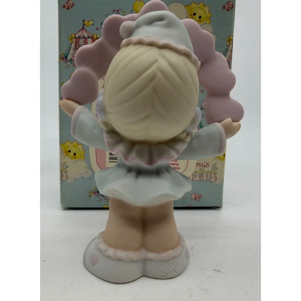 Precious Moments Katies Circus Figurine 1993 Enesco 529184 Juggling Hearts Box